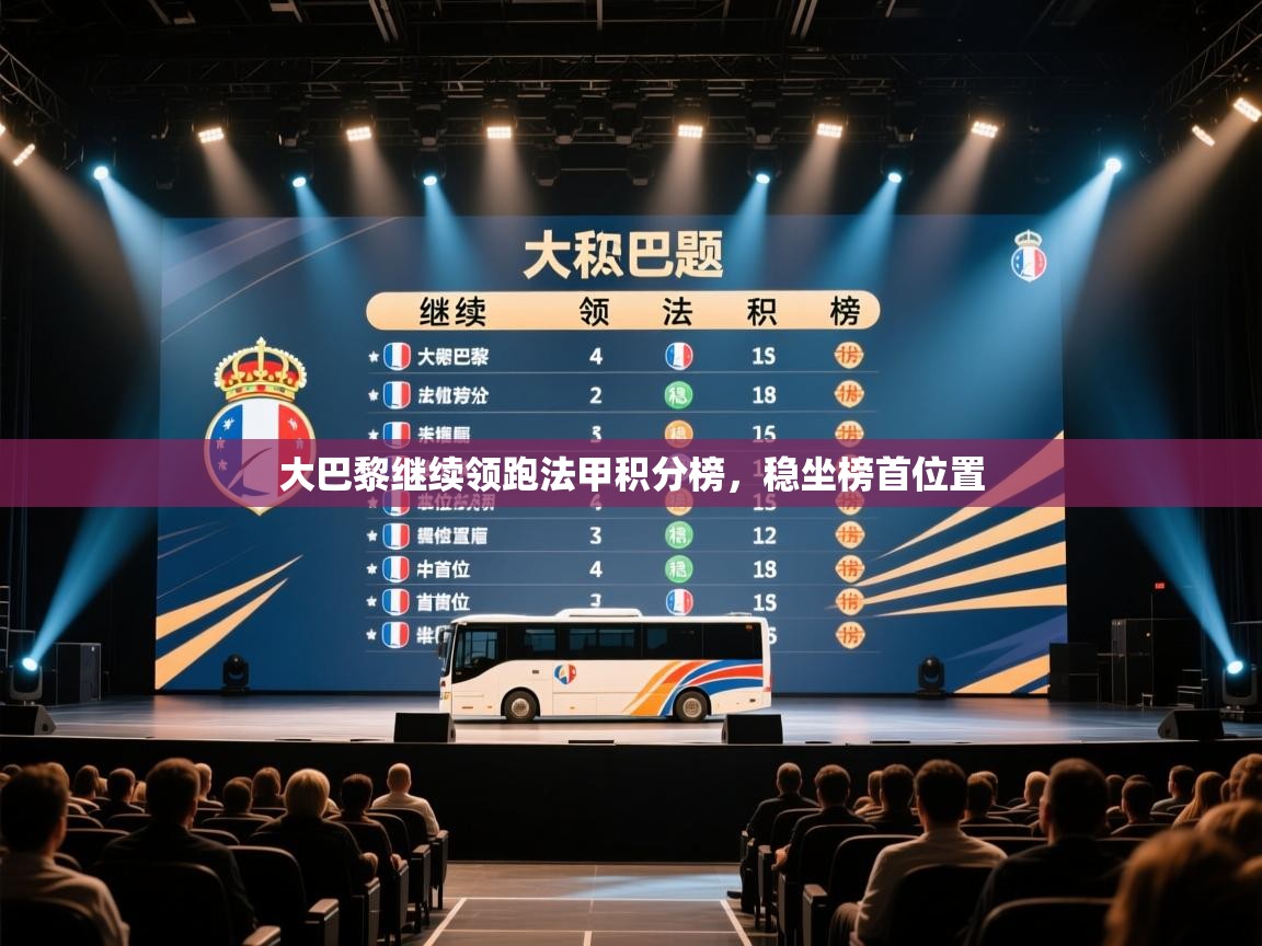 大巴黎继续领跑法甲积分榜，稳坐榜首位置  第1张